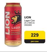 Lion Lager Can-24 x 500ml Per Case