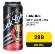 Carling Black Label Cans-24 x 500ml Per Case