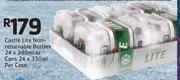 Castle Lit Non-Returnable Bottles 24x340ml Or Cans 24x330ml-Per Case