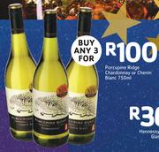 Porcupine Ridge Chardonnay Or Chenin Blanc-3x750ml