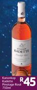 Kanonkop Kadette Pinotage Rose-750ml