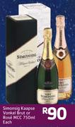 Simonsig Kaapse Vonkel Brut Or Rose MCC-750ml Each