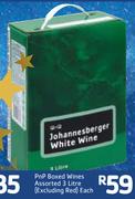Pnp Boxed Wines Assorted-3Ltr Each