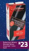 Robertsons Winery Blended Wines Assorted-1Ltr Each