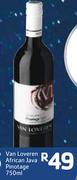 Van Loveren African Java Pinotage-750ml