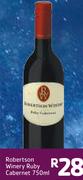 Robertsons Winery Ruby Cabernet-750ml