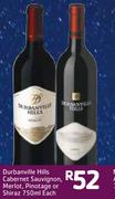 Durbanville Hills Cabernet Sauvignon, Merlot, Pinotage Or Shiraz-750ml-Each
