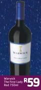 Warwick The First Lady Red-750ml
