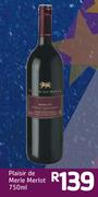 Plaisir De Merle Merlot-750ml