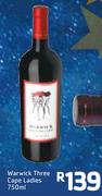 Warwick Three Cape Ladies-750ml