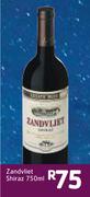 Zandvliet Shiraz-750ml
