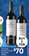 Zandvliet My Best Friend Cape Red-2 x 750ml