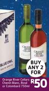 Orange River Cellars Chenin Blanc,Rose Or Colombard-2 x 750ml