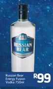 Russian Bear Energy Fusion Vodka-750ml