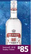 Smirnoff 1818 Vodka-750ml