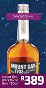 Mount Gay Black Barrel Rum-750ml