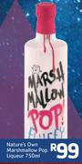 Nature's Own Marshmallow Pop Liqueur-750ml