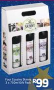Four Cousins Skinny Gift Pack-3 x 750ml