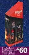 Douglas Green Rib Shack Red And Smokey BBQ Sauce Gift Pack-375ml