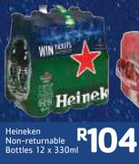 Heineken Non-Returnable Bottles-12x330