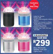 Blaupunkt Disco Bluetooth Speaker With LED Light-Each