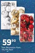Tree Decoration Pack-18s Per Pack