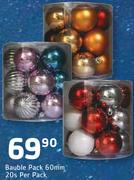 Bauble Pack 60mm-20nos Per Pack