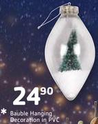 Bauble Hanging Decoration In PVC