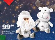 Silver Plush Table Decoration-Each