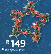 Star Wreath 30Cm