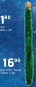 PnP 4 Ply Tinsel 75mm x2m