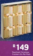 Pearlised Christmas Crackers 6nos-Per Pack