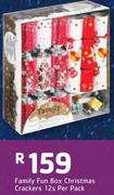 Family Fun Box Christmas Crackers 12nos-Per Pack