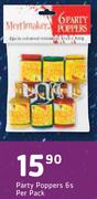 Party Poppers 6nos-Per Pack