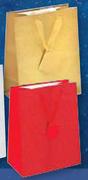 Red Or Gold Large Glitter Gift Bag-Each