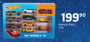 Hot Wheels Vehicle Pack 10