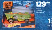 Hot Wheels Lights & Sounds Fighters 6"