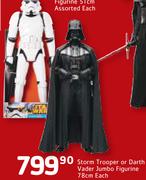 Star Wars Storm Trooper Or Darth Vader Jumbo Figurine 78Cm-Each