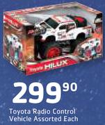 Toyota Radio Control Vehicle Assorted-Each