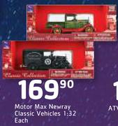 Motor Max Newray Classic Vehicles 1:32-Each