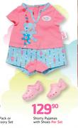 Shorty Pyjamas With Shoes-Per Set