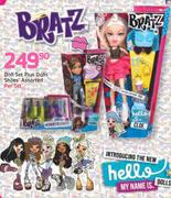 Bratz Doll Set+ Dolls Shoes Assorted-Per Set