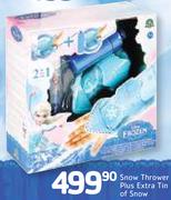 Show Thrower Plus Extra Tin Of Snow