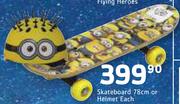 Minions Skateboard 78m Or Helmet-Each