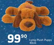 Lying Plush Puppy 40Cm