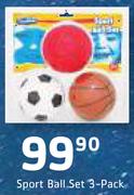 Sport Ball Set 3 Pack