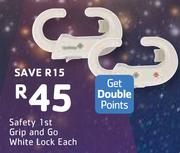 Safety 1st Grip And Go White Lock-Each
