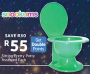 Snookums Sitting Pretty Potty Assorted-Each