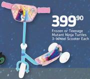 Frozen Or Teenage Mutant Ninja Turtles 3 Wheel Scooter-Each