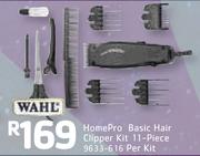Wahl HomePro Basic Hair Clipper Kit 11 Piece-Per Kit